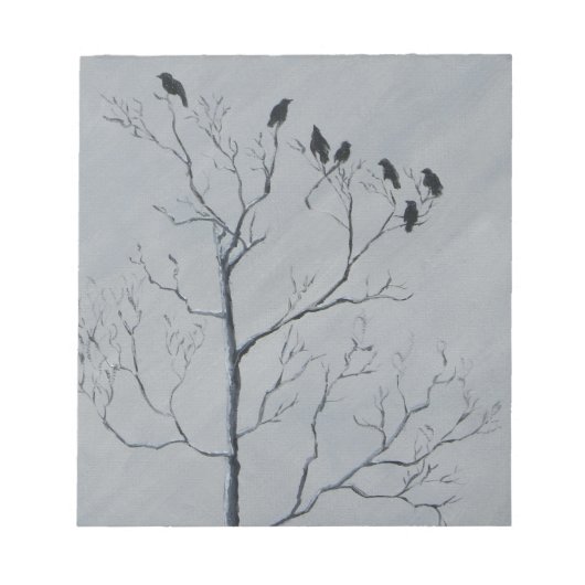 Wintervögel Notizblock (Vorderseite)