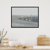 Wintervögel Poster (Küche)