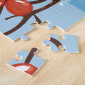 Wintervogel Puzzle (Seite)