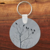 Wintervögel Schlüsselanhänger (Vorderseite)