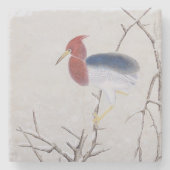 Wintervogel Steinuntersetzer (Vorderseite)