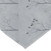 Wintervögel Tischdecke (Schrägansicht)