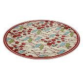 Wintervögel und Berries Charcuterie Board Schneidebrett (Ecke)