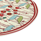 Wintervögel und Berries Charcuterie Board Schneidebrett (Ecke)