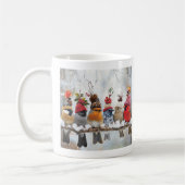Wintervögel, Vogelliebhaber-Tasse, Geschenke für s Kaffeetasse (Links)
