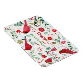 Wintervögel - warme Wünsche Magnet (Rechte Seite)