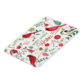 Wintervögel - warme Wünsche Magnet (Linke Seite)