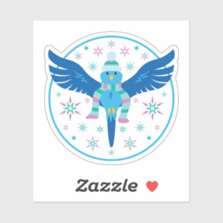 Wintervogelaufkleber Aufkleber