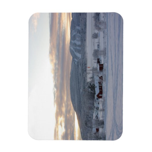 Wintervormittag #1 magnet (Vertikal)