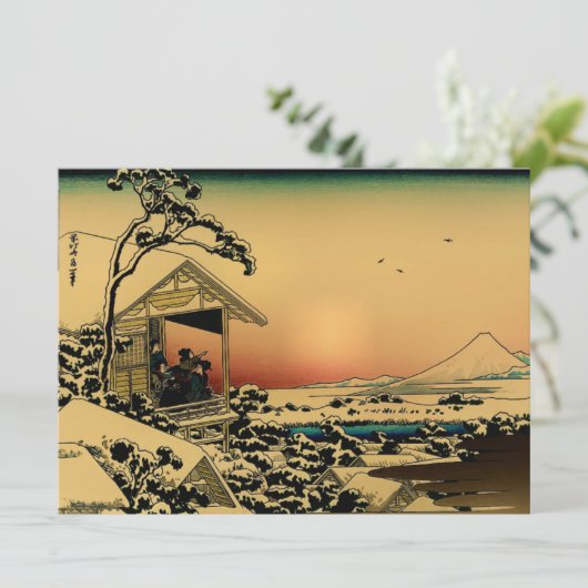 Wintervormittag auf dem Fuji-Berg (Stehend Vorderseite)