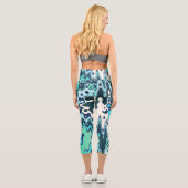 Wintervormittag Capri Leggings (Rückseite)
