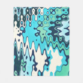 Wintervormittag Fleecedecke (Vorderseite)