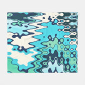 Wintervormittag Fleecedecke (Vorderseite (Horizontal))