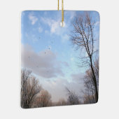 Wintervormittag I Keramikornament (Rechts)