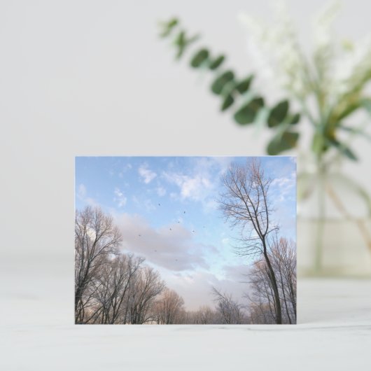 Wintervormittag I Postkarte (Stehend Vorderseite)