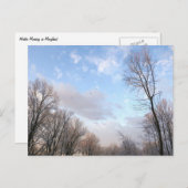 Wintervormittag I Postkarte (Vorne/Hinten)