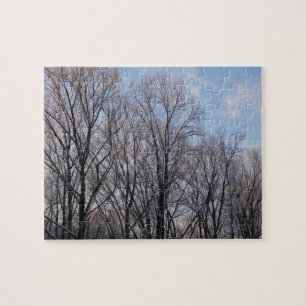 Wintervormittag III Naturlandschaft Puzzle