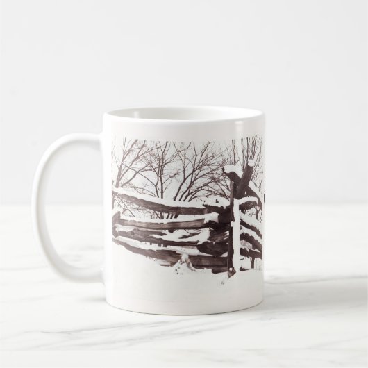 Wintervormittag Java-TASSE Kaffeetasse (Links)