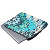 Wintervormittag Laptopschutzhülle (Vorne Knopf)