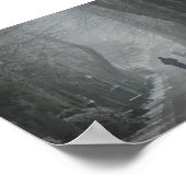 Wintervormittag Poster (Ecke)