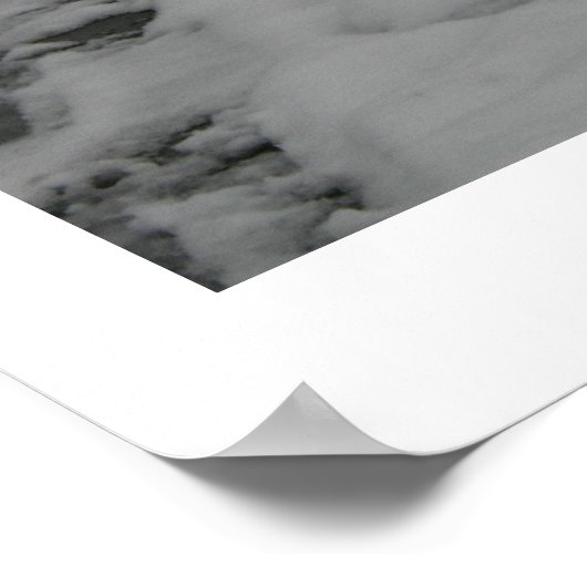 Wintervormittag Poster (Ecke)