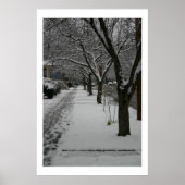 Wintervormittag Poster (Vorne)