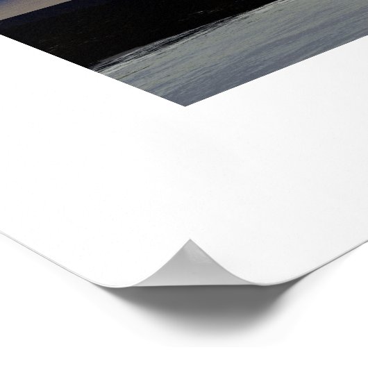 Wintervormittag Poster (Ecke)