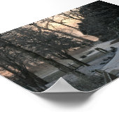 Wintervormittag Poster (Ecke)