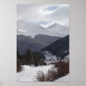 Wintervormittag Poster (Vorne)