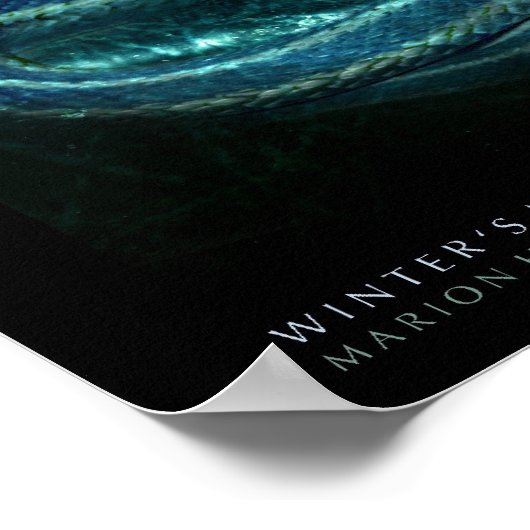 Wintervormittagsleben Poster (Ecke)