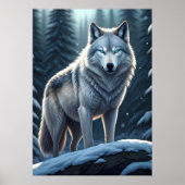 Winterwächter - Der Wolf Poster (Vorne)