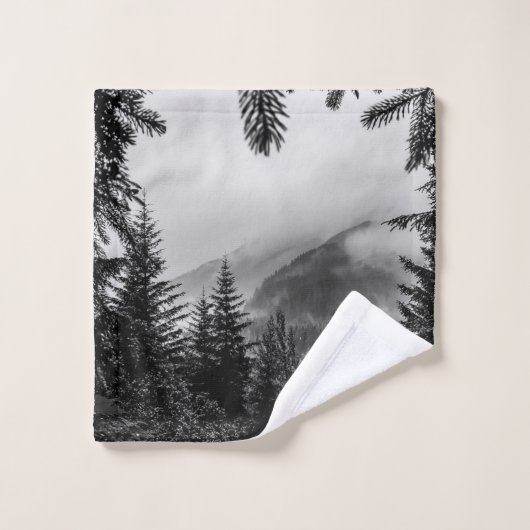 Winterwald #13 badhandtuch set (Waschlappen)