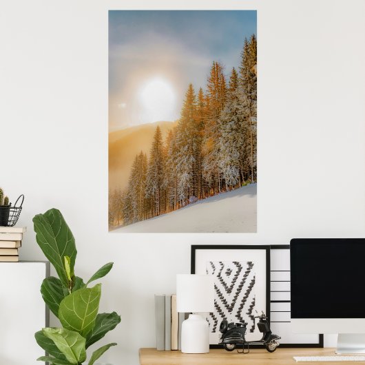 Winterwald #17 poster (Heimbüro)