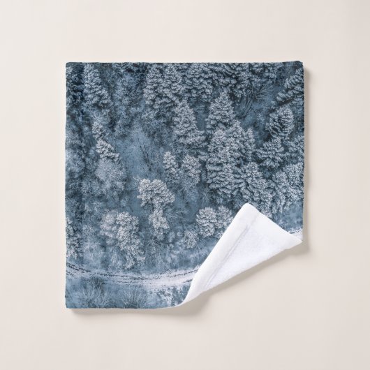 Winterwald #20 badhandtuch set (Waschlappen)