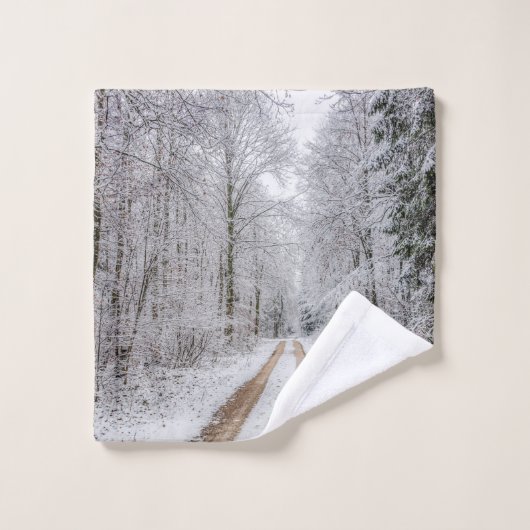 Winterwald #22 badhandtuch set (Waschlappen)