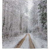 Winterwald #22 duschvorhang (Vorderseite)