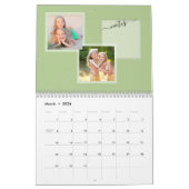 Winterwald 2 Fotos pro Monat Familie 2022 Kalender (Mär 2026)