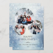 Winterwald 3 Foto Collage Weihnachten (Vorne/Hinten)