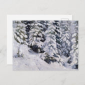 Winterwald | Aleksander Borisov Postkarte (Vorne/Hinten)