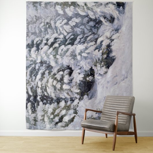 Winterwald | Aleksander Borisov Wandteppich (Beispiel)