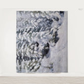 Winterwald | Aleksander Borisov Wandteppich (Vorderseite)