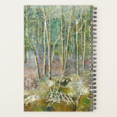 Winterwald Aquarellmalerei Planer (Rückseite)