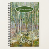 Winterwald Aquarellmalerei Planer (Vorderseite)