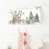Winterwald | Babydusche Banner (Insitu)