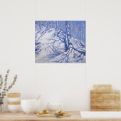 Winterwald bei Courcheval 2008 Poster (Küche)