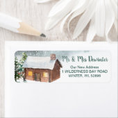 Winterwald, Blockhütte Rücksendeadresse (Insitu)