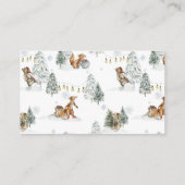 Winterwald | Buchanfrage Begleitkarte (Rückseite)