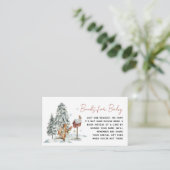 Winterwald | Buchanfrage Begleitkarte (Stehend Vorderseite)