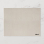 Winterwald - Bücher für Baby Postkarte (Rückseite)