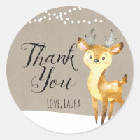 Winterwald Danke Stickers